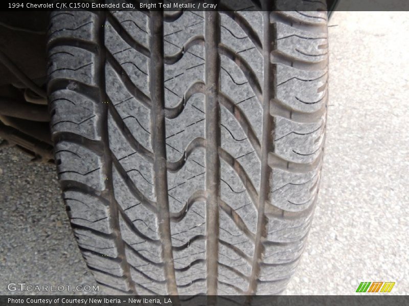 Bright Teal Metallic / Gray 1994 Chevrolet C/K C1500 Extended Cab