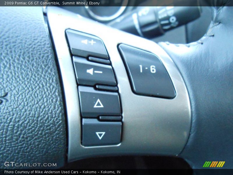 Summit White / Ebony 2009 Pontiac G6 GT Convertible