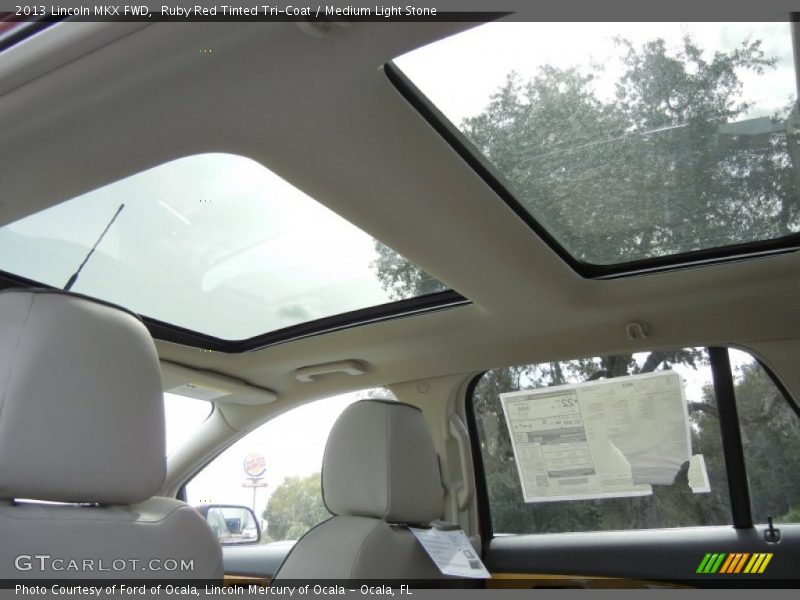 Ruby Red Tinted Tri-Coat / Medium Light Stone 2013 Lincoln MKX FWD