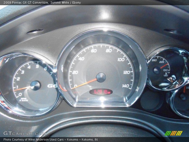 Summit White / Ebony 2009 Pontiac G6 GT Convertible