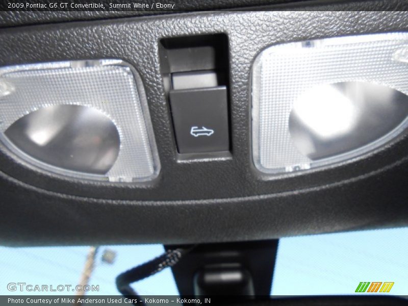 Summit White / Ebony 2009 Pontiac G6 GT Convertible