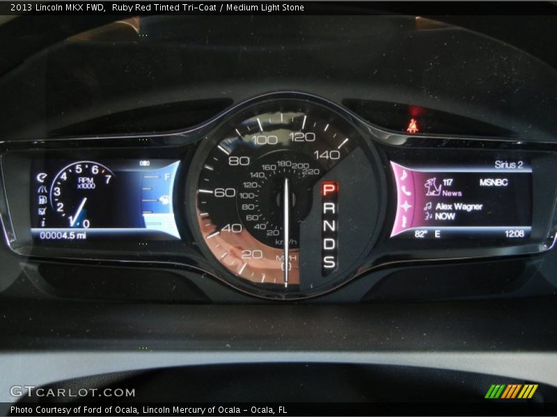 Ruby Red Tinted Tri-Coat / Medium Light Stone 2013 Lincoln MKX FWD