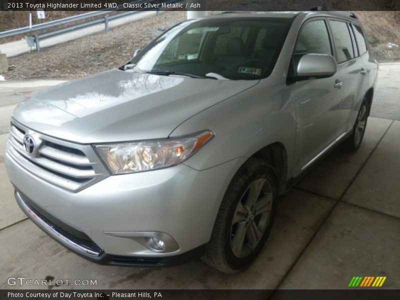 Classic Silver Metallic / Ash 2013 Toyota Highlander Limited 4WD
