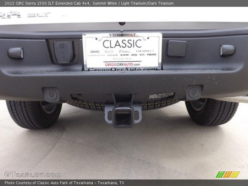 Summit White / Light Titanium/Dark Titanium 2013 GMC Sierra 1500 SLT Extended Cab 4x4