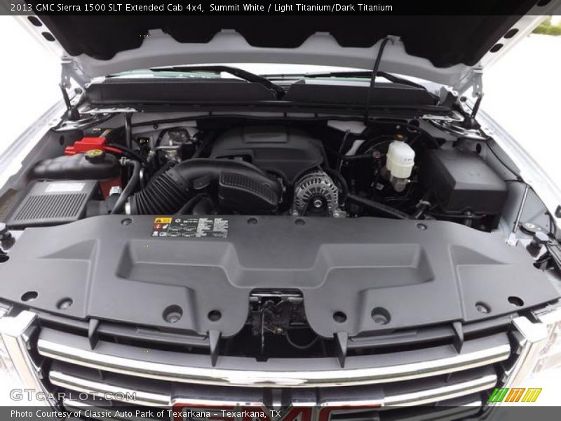 Summit White / Light Titanium/Dark Titanium 2013 GMC Sierra 1500 SLT Extended Cab 4x4
