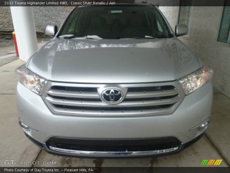 Classic Silver Metallic / Ash 2013 Toyota Highlander Limited 4WD