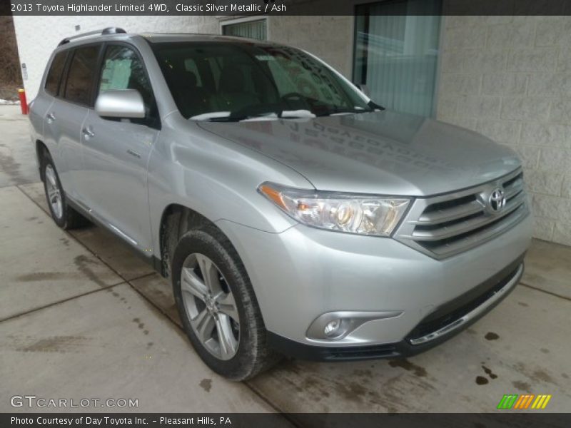 Classic Silver Metallic / Ash 2013 Toyota Highlander Limited 4WD