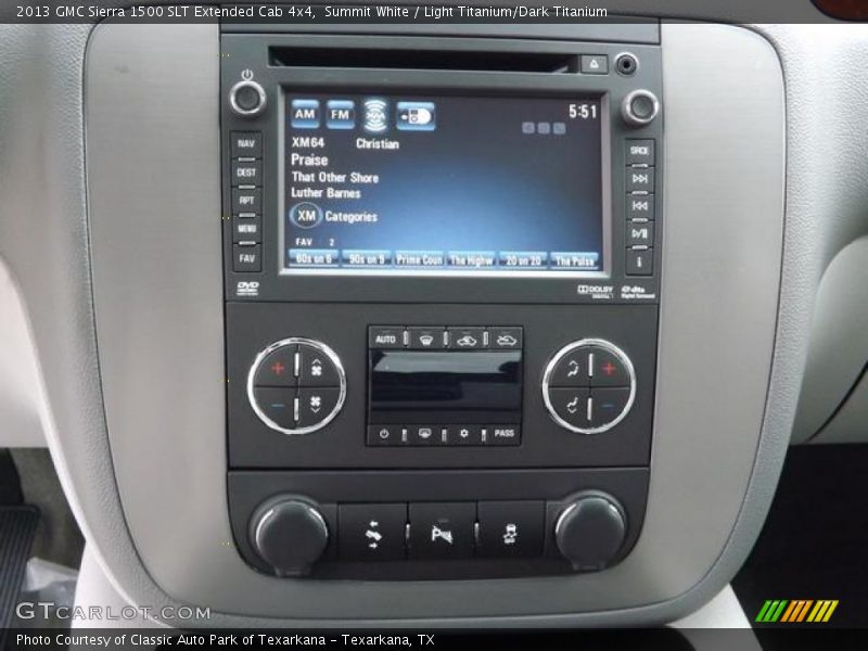 Summit White / Light Titanium/Dark Titanium 2013 GMC Sierra 1500 SLT Extended Cab 4x4