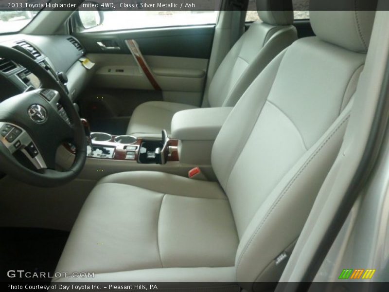 Classic Silver Metallic / Ash 2013 Toyota Highlander Limited 4WD
