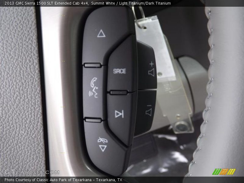 Summit White / Light Titanium/Dark Titanium 2013 GMC Sierra 1500 SLT Extended Cab 4x4