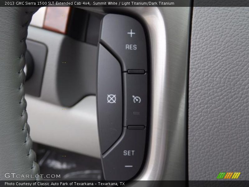 Summit White / Light Titanium/Dark Titanium 2013 GMC Sierra 1500 SLT Extended Cab 4x4
