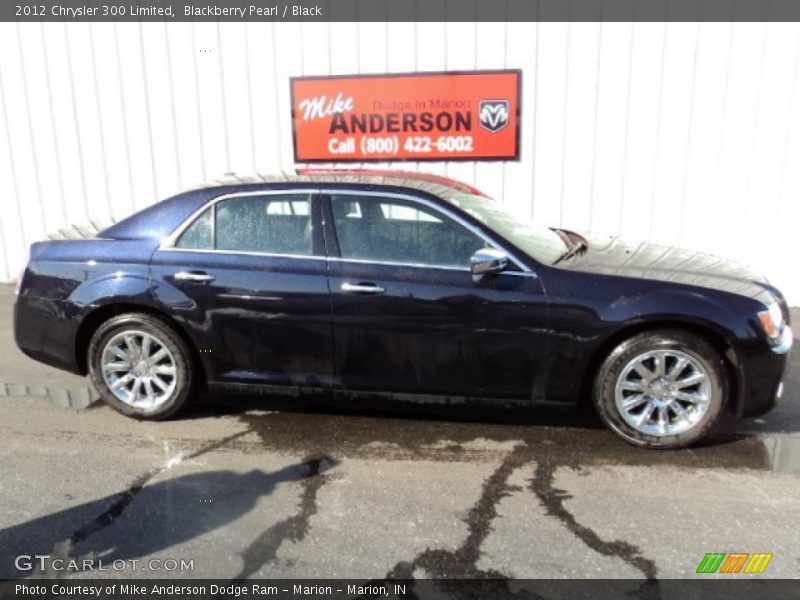 Blackberry Pearl / Black 2012 Chrysler 300 Limited