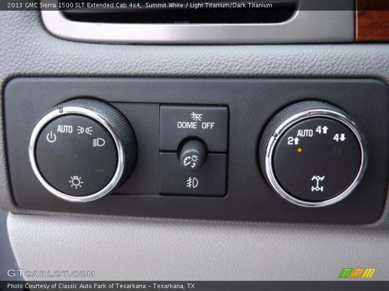 Summit White / Light Titanium/Dark Titanium 2013 GMC Sierra 1500 SLT Extended Cab 4x4