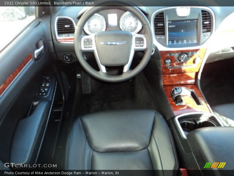 Blackberry Pearl / Black 2012 Chrysler 300 Limited