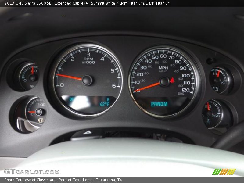 Summit White / Light Titanium/Dark Titanium 2013 GMC Sierra 1500 SLT Extended Cab 4x4