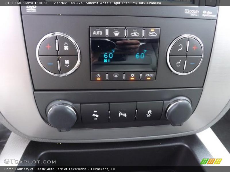 Summit White / Light Titanium/Dark Titanium 2013 GMC Sierra 1500 SLT Extended Cab 4x4