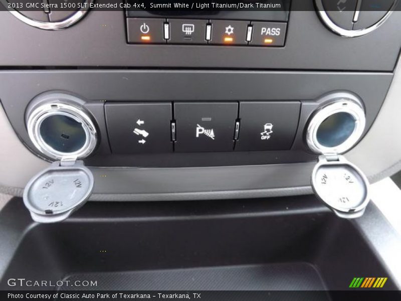 Summit White / Light Titanium/Dark Titanium 2013 GMC Sierra 1500 SLT Extended Cab 4x4