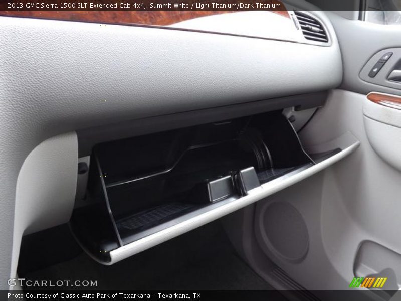 Summit White / Light Titanium/Dark Titanium 2013 GMC Sierra 1500 SLT Extended Cab 4x4