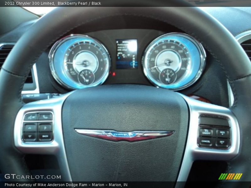 Blackberry Pearl / Black 2012 Chrysler 300 Limited