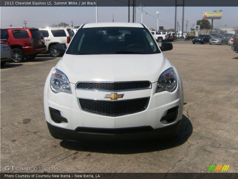 Summit White / Jet Black 2013 Chevrolet Equinox LS