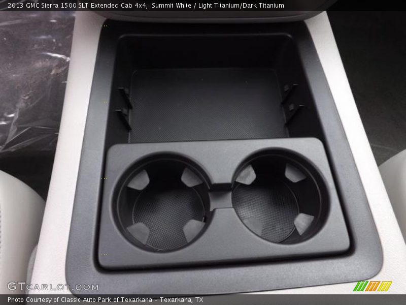 Summit White / Light Titanium/Dark Titanium 2013 GMC Sierra 1500 SLT Extended Cab 4x4