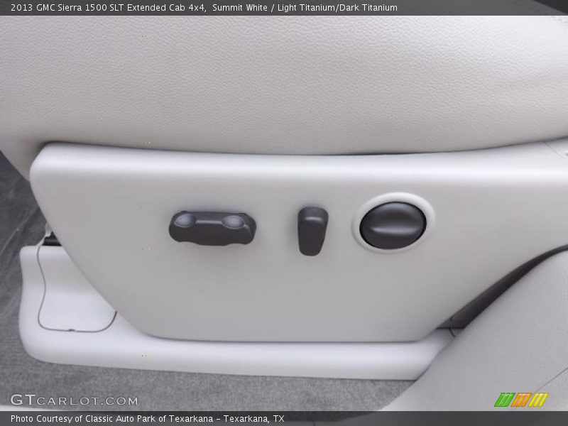 Summit White / Light Titanium/Dark Titanium 2013 GMC Sierra 1500 SLT Extended Cab 4x4