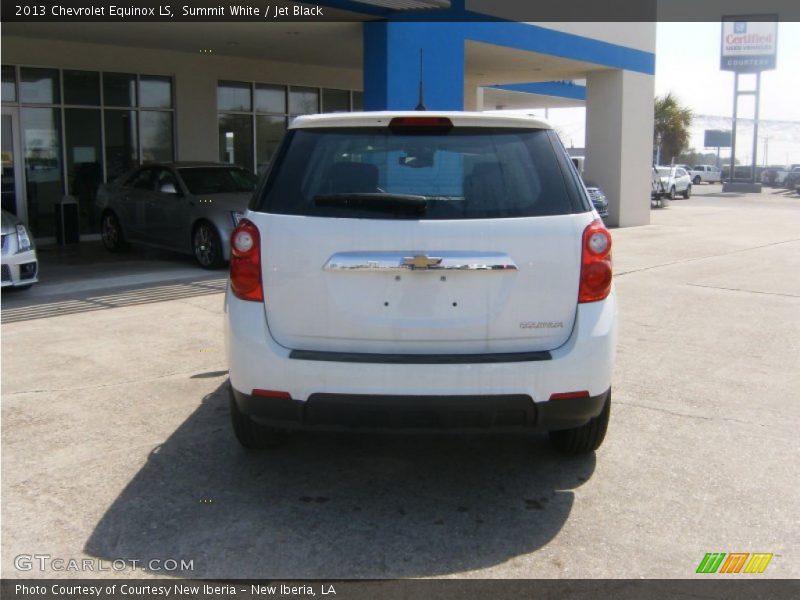 Summit White / Jet Black 2013 Chevrolet Equinox LS