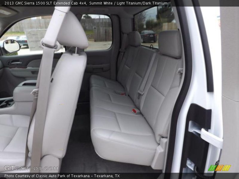 Summit White / Light Titanium/Dark Titanium 2013 GMC Sierra 1500 SLT Extended Cab 4x4