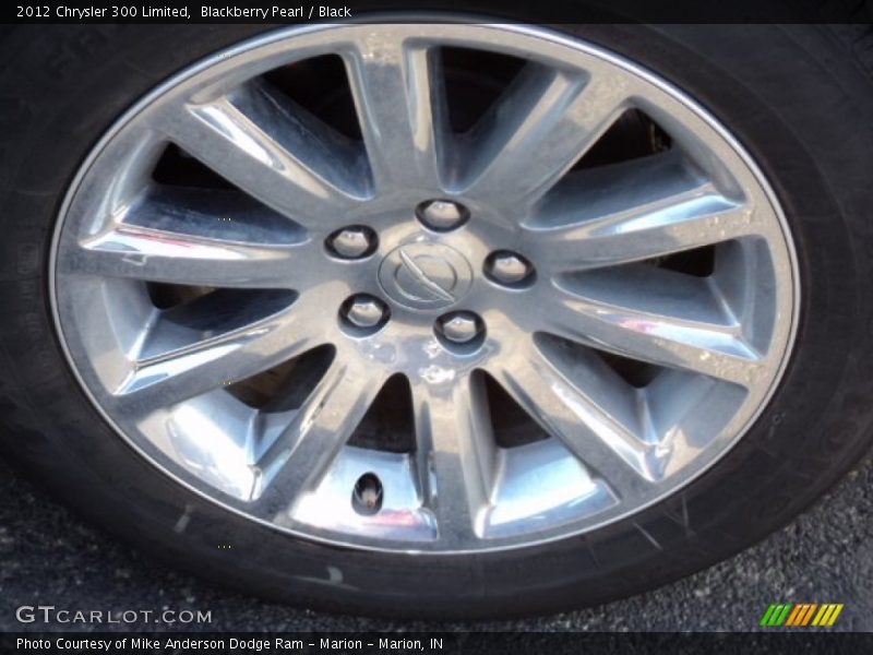 Blackberry Pearl / Black 2012 Chrysler 300 Limited