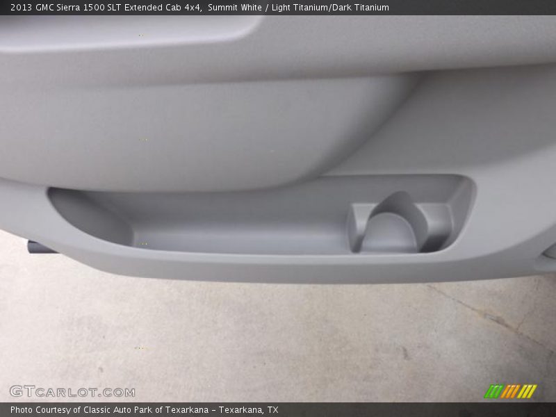 Summit White / Light Titanium/Dark Titanium 2013 GMC Sierra 1500 SLT Extended Cab 4x4