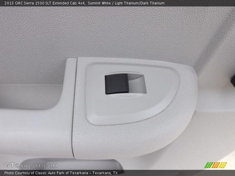 Summit White / Light Titanium/Dark Titanium 2013 GMC Sierra 1500 SLT Extended Cab 4x4