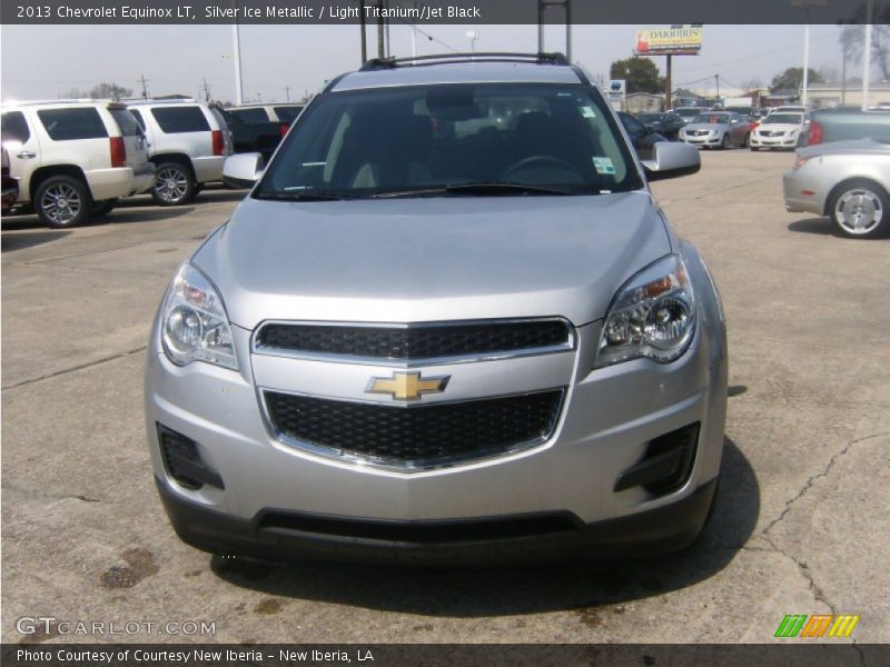 Silver Ice Metallic / Light Titanium/Jet Black 2013 Chevrolet Equinox LT