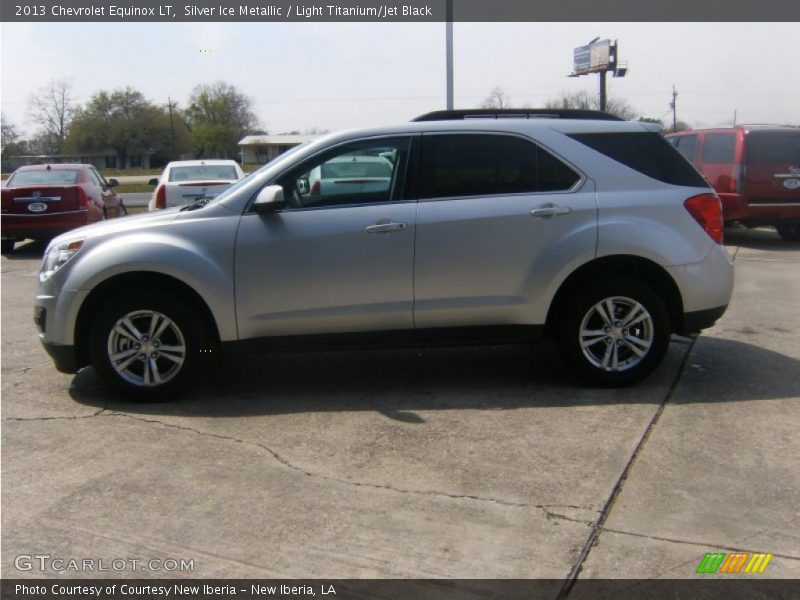 Silver Ice Metallic / Light Titanium/Jet Black 2013 Chevrolet Equinox LT
