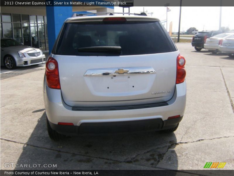 Silver Ice Metallic / Light Titanium/Jet Black 2013 Chevrolet Equinox LT