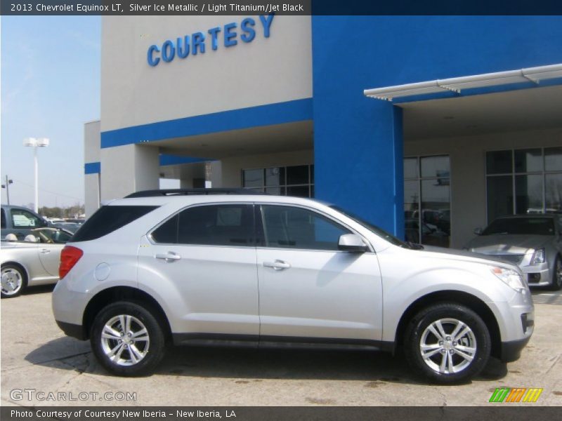 Silver Ice Metallic / Light Titanium/Jet Black 2013 Chevrolet Equinox LT