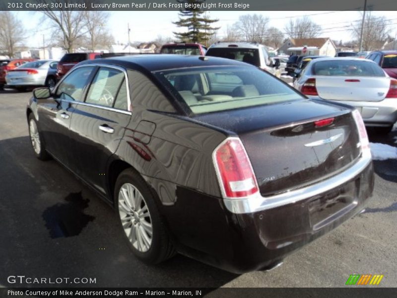 Luxury Brown Pearl / Dark Frost Beige/Light Frost Beige 2012 Chrysler 300 Limited