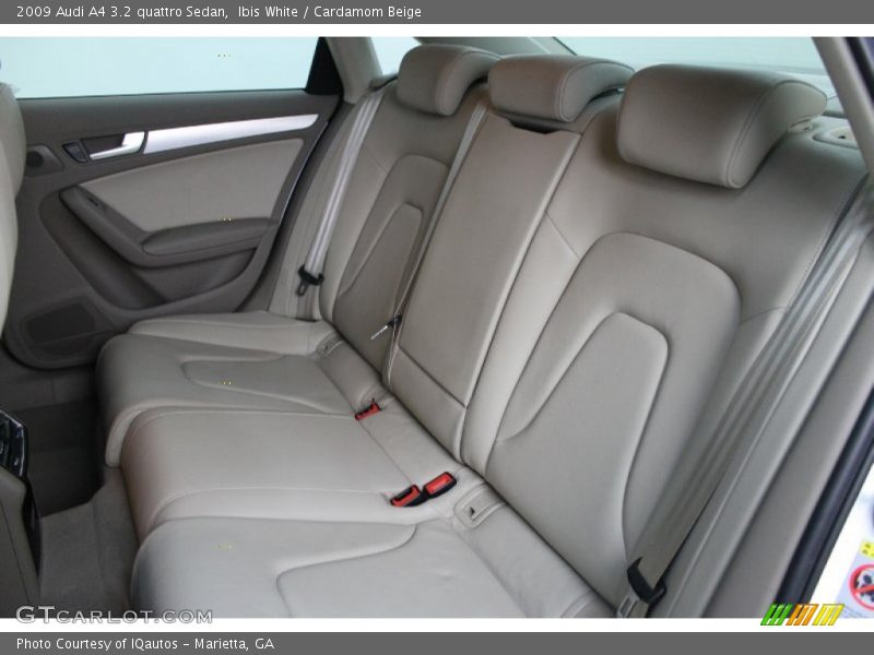 Rear Seat of 2009 A4 3.2 quattro Sedan