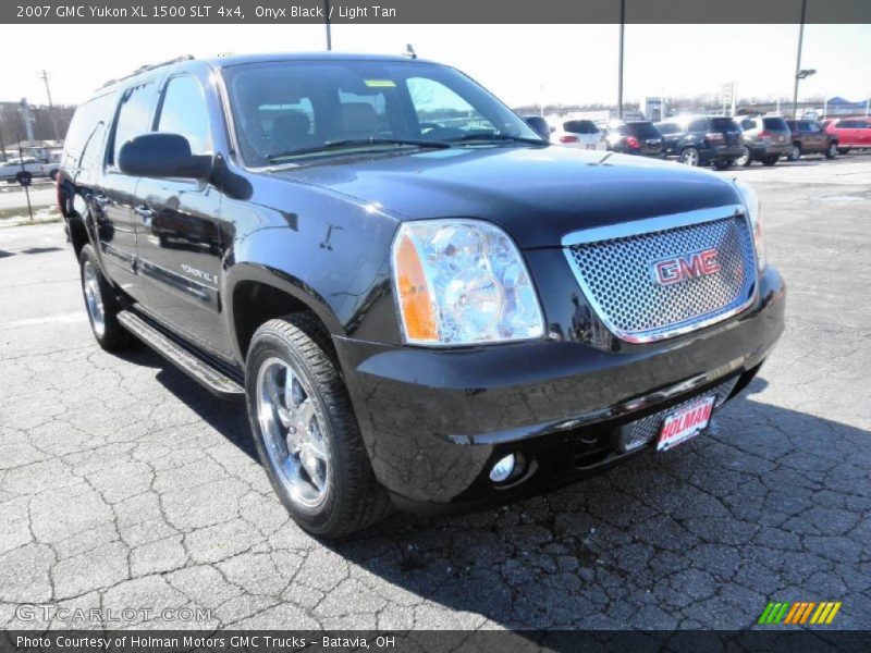 Onyx Black / Light Tan 2007 GMC Yukon XL 1500 SLT 4x4