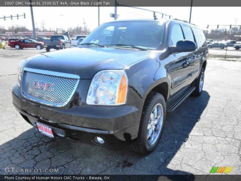Onyx Black / Light Tan 2007 GMC Yukon XL 1500 SLT 4x4