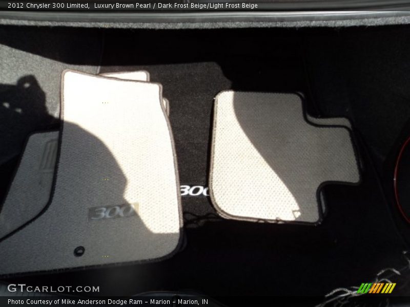 Luxury Brown Pearl / Dark Frost Beige/Light Frost Beige 2012 Chrysler 300 Limited