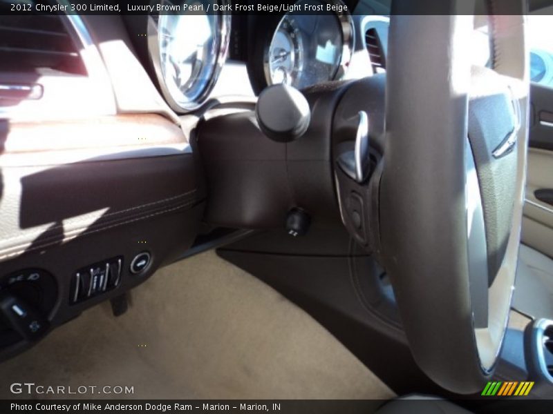 Luxury Brown Pearl / Dark Frost Beige/Light Frost Beige 2012 Chrysler 300 Limited