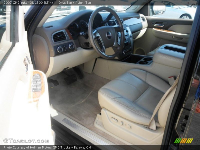 Onyx Black / Light Tan 2007 GMC Yukon XL 1500 SLT 4x4