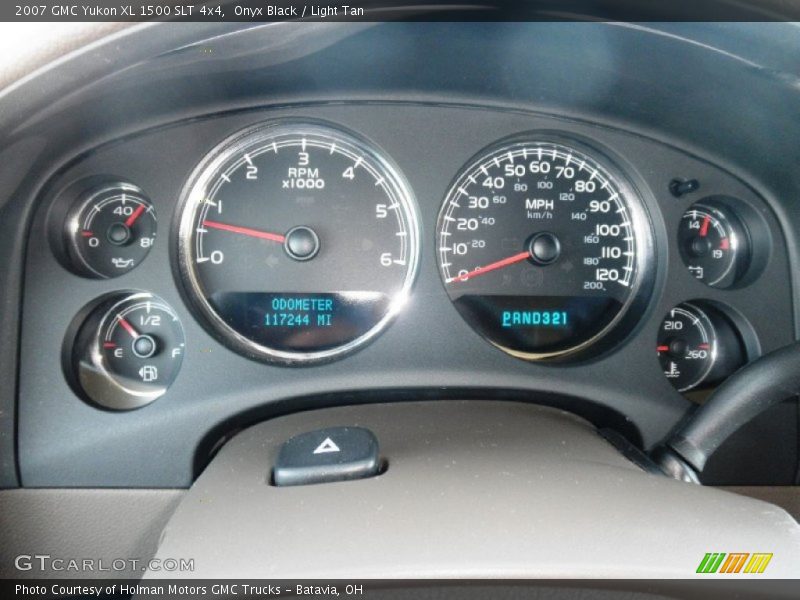 Onyx Black / Light Tan 2007 GMC Yukon XL 1500 SLT 4x4