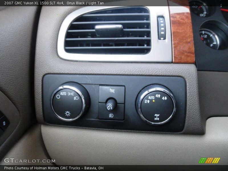 Onyx Black / Light Tan 2007 GMC Yukon XL 1500 SLT 4x4