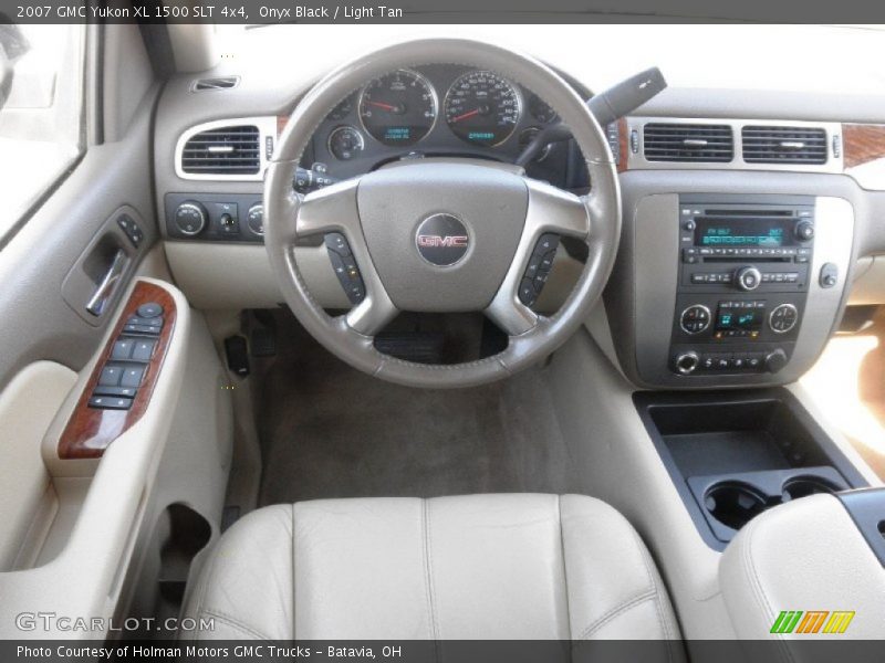 Onyx Black / Light Tan 2007 GMC Yukon XL 1500 SLT 4x4