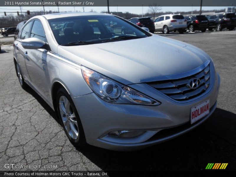 Radiant Silver / Gray 2011 Hyundai Sonata Limited