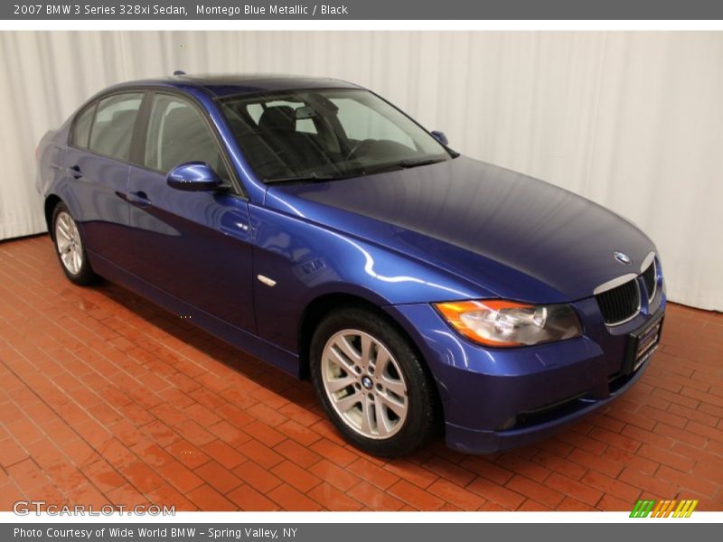 Montego Blue Metallic / Black 2007 BMW 3 Series 328xi Sedan