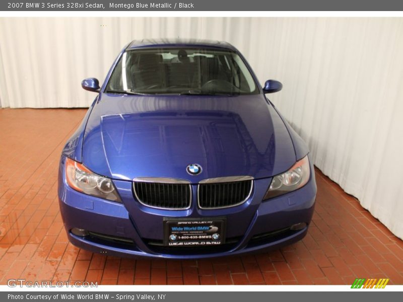 Montego Blue Metallic / Black 2007 BMW 3 Series 328xi Sedan