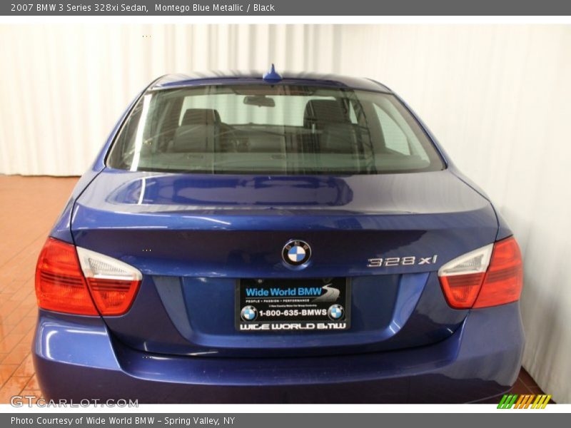 Montego Blue Metallic / Black 2007 BMW 3 Series 328xi Sedan