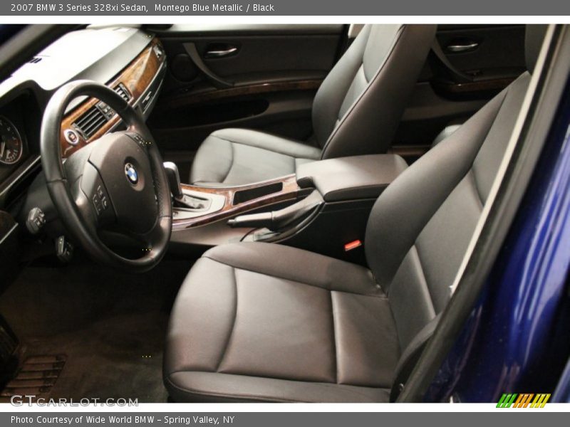 Montego Blue Metallic / Black 2007 BMW 3 Series 328xi Sedan
